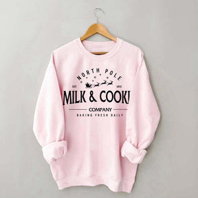 North Pole Milk and Cookie Co Sweatshirt