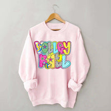Preppy Volleyball Game Day Sweatshirt