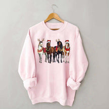 Horse Christmas Funny Sweatshirt