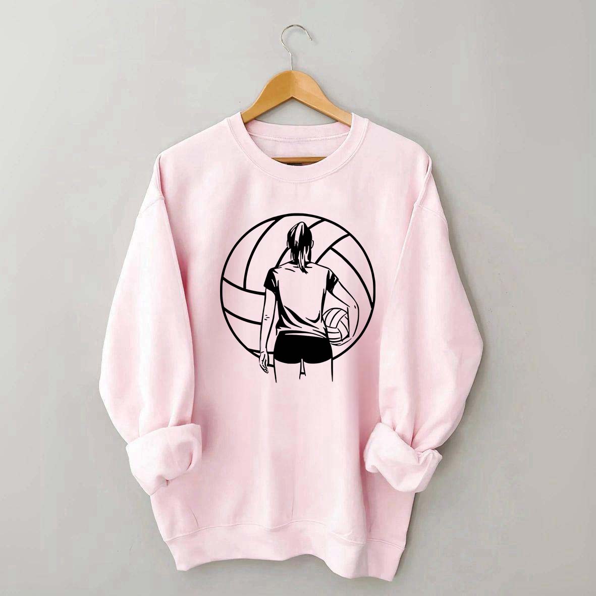 Girls Volleyball Player Sweatshirt