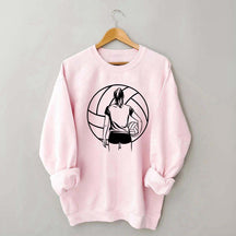Girls Volleyball Player Sweatshirt
