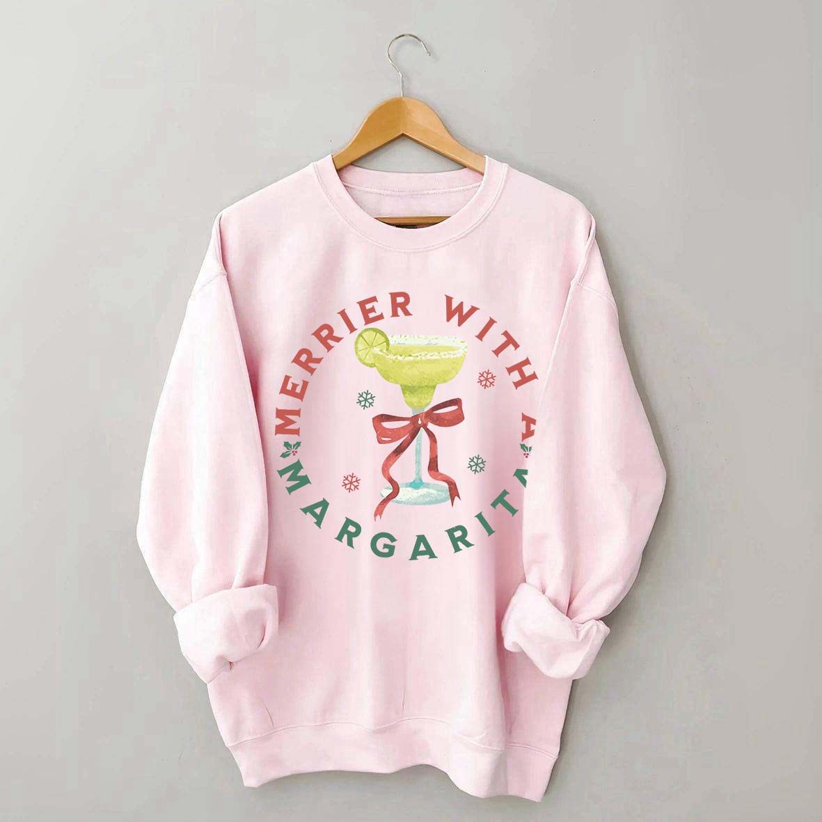 Christmas Margarita Xmas Cocktail Sweatshirt