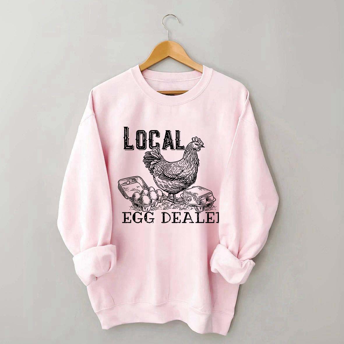 Happy Easter Retro Chicken Farmer Gifts Sweatshirt