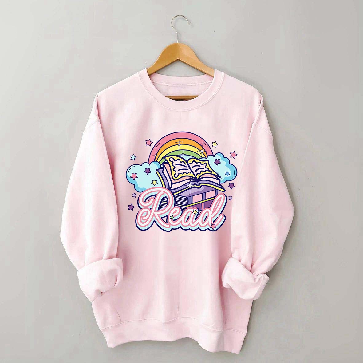 Rainbow School Book Lover Sweatshirt