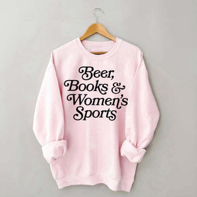 Beer Books and Women's Sports Sweatshirt