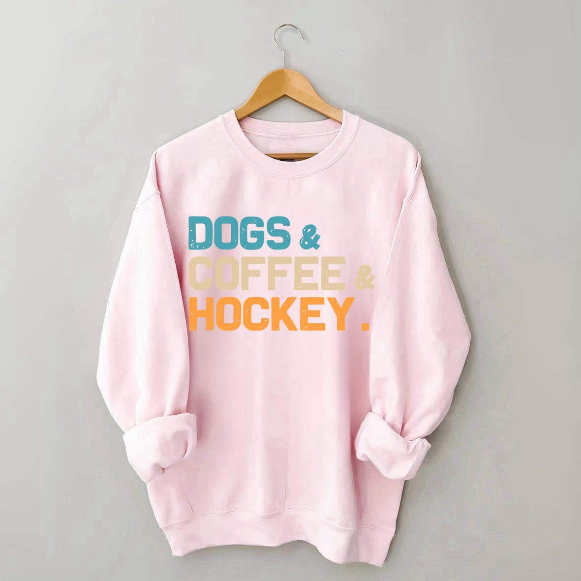 Dogs Coffee & Hockey Sweatshirt