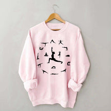 Yoga Poses Sweatshirt