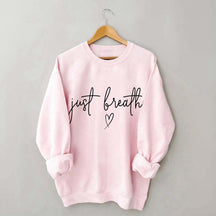 Just Breathe Yoga Lover Sweatshirt