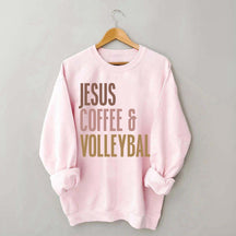 Jesus Coffee Volleyball Sweatshirt