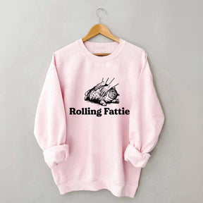 Cute Rolling Fatties Cat Sweatshirt