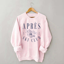 Apres-Ski Club Vintage Retro Style Skiing Sweatshirt