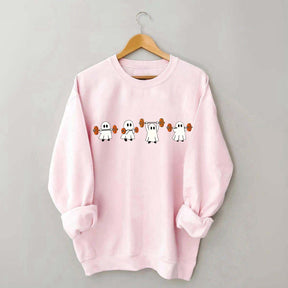 Weight Lifting Ghosts Halloween Sweatshirt