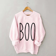 BOO Minimalist Halloween Sweatshirt