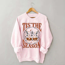 Tis The Season Skeletons Dancing Sweatshirt