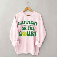 Happiest on The Court Sweatshirt