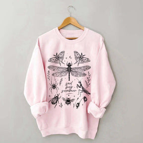 Retro Sad Bug Summer Nature Sweatshirt