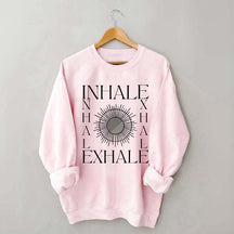 Inhale Exhale Yoga Sweatshirt