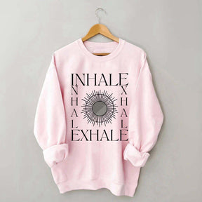 Inhale Exhale Yoga Sweatshirt