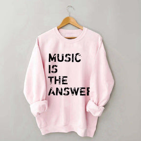 Retro Music is the Answer Sweatshirt
