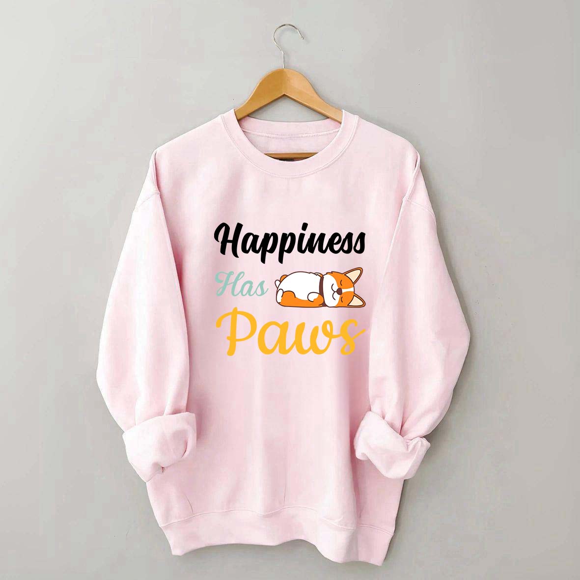 Happiness Has Paws Sweatshirt