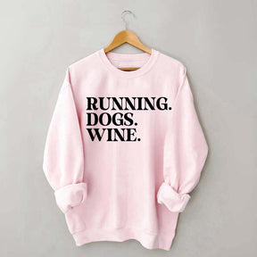 Running Dogs Wine Sweatshirt