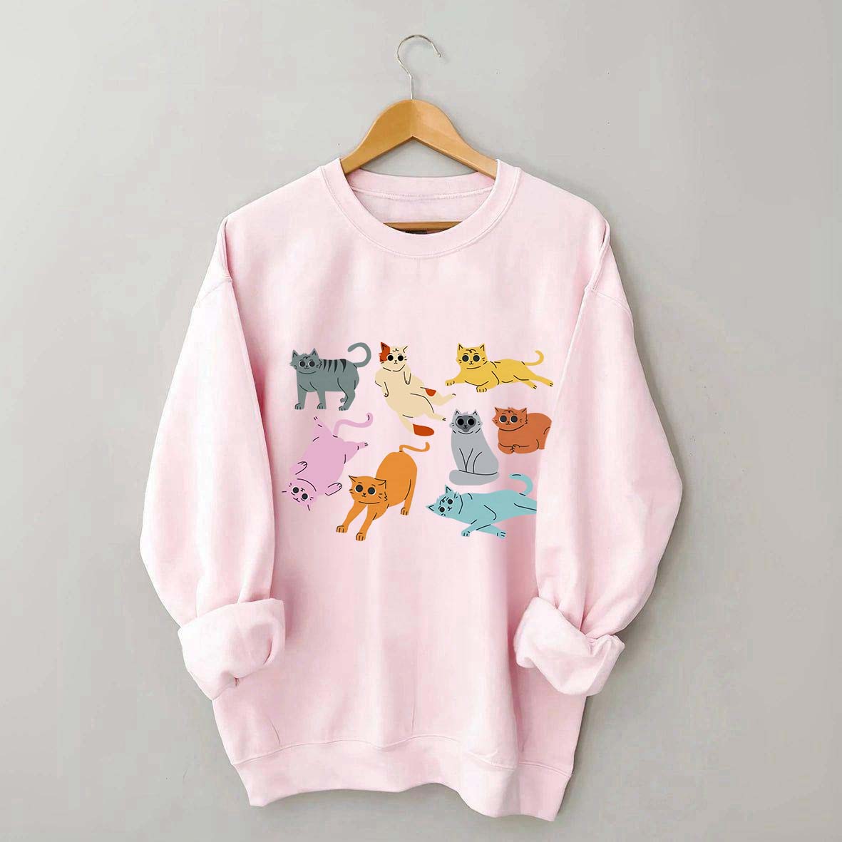 Funny Retro Cat Sweatshirt