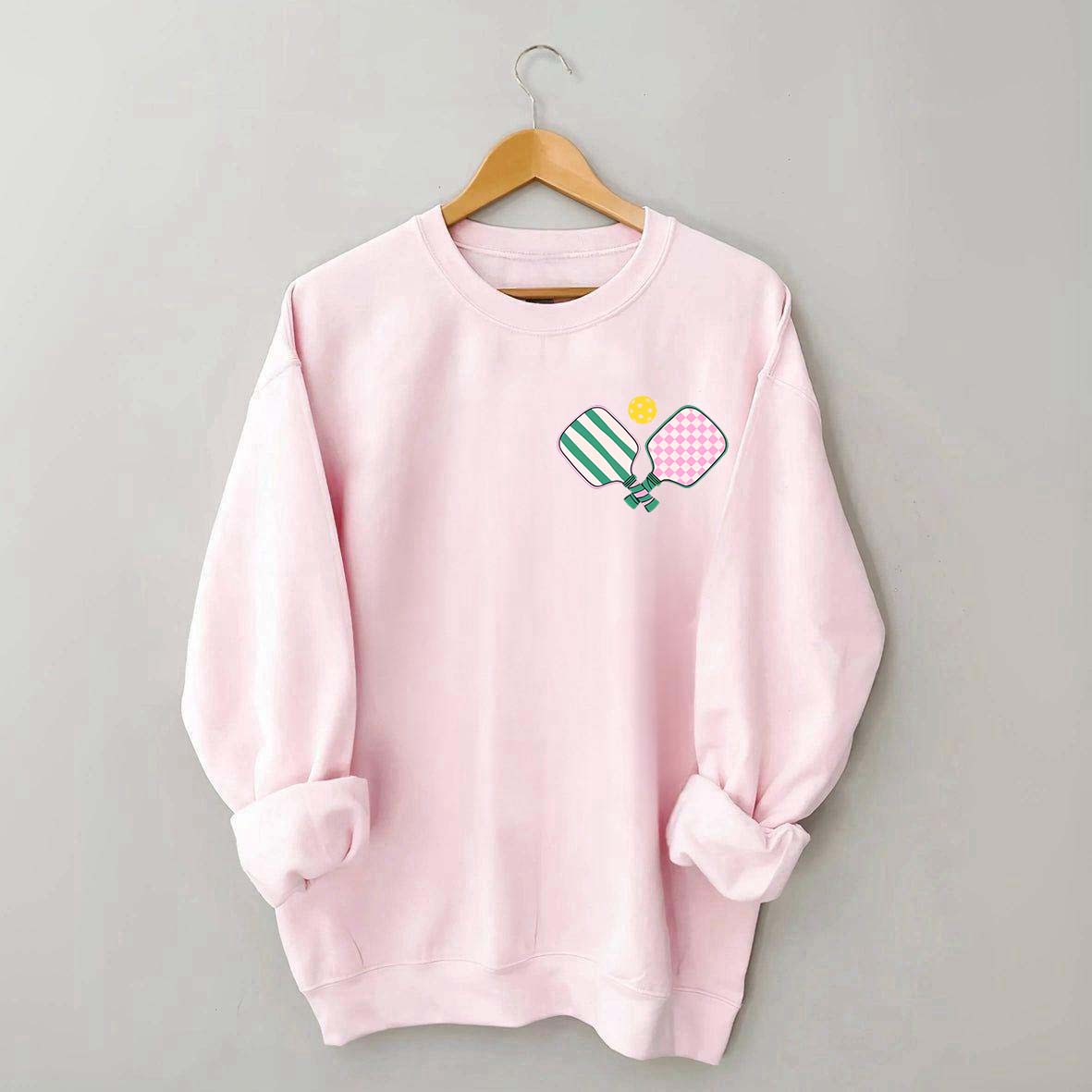 Cute Preppy Pickleball Sweatshirt