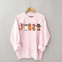Cute Wiener Dog Halloween Dachshund Sweatshirt