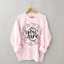 Teenager Bible Verse Faith Sweatshirt