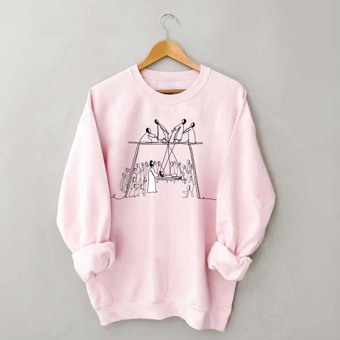 Jesus Heals The Man Of Palsy Sweatshirt