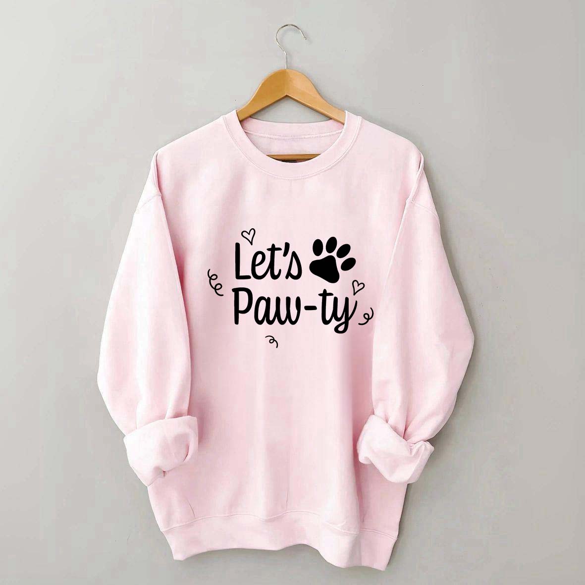 Lets Paw-Ty Dog Birthday Party Sweatshirt