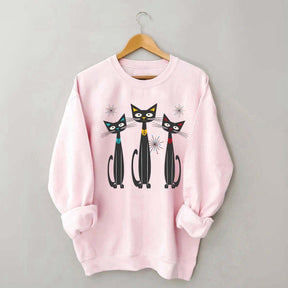 Atomic Cats Retro Sweatshirt