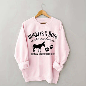 Donkey Owner Dog Sweatshirt