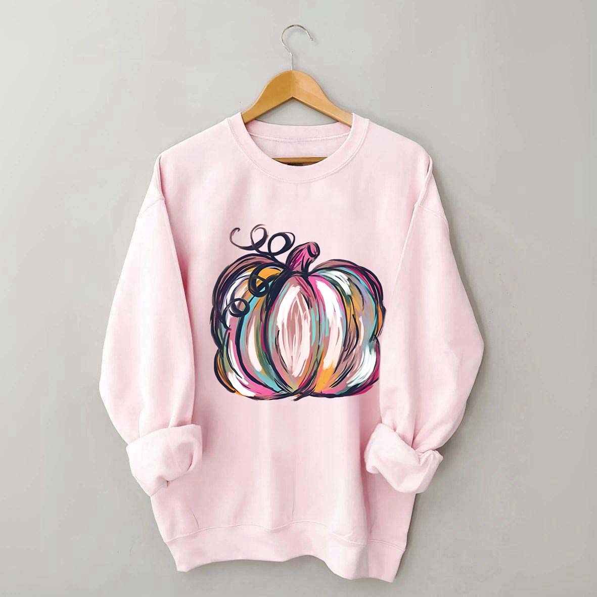 Watercolor Pumpkin Sweatshirt