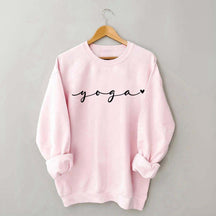 Cute Women Yoga Ink and Quotes Sweatshirt