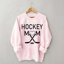 Hockey Mom Heart Sweatshirt