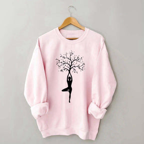 Yoga Tree Pose Sweatshirt