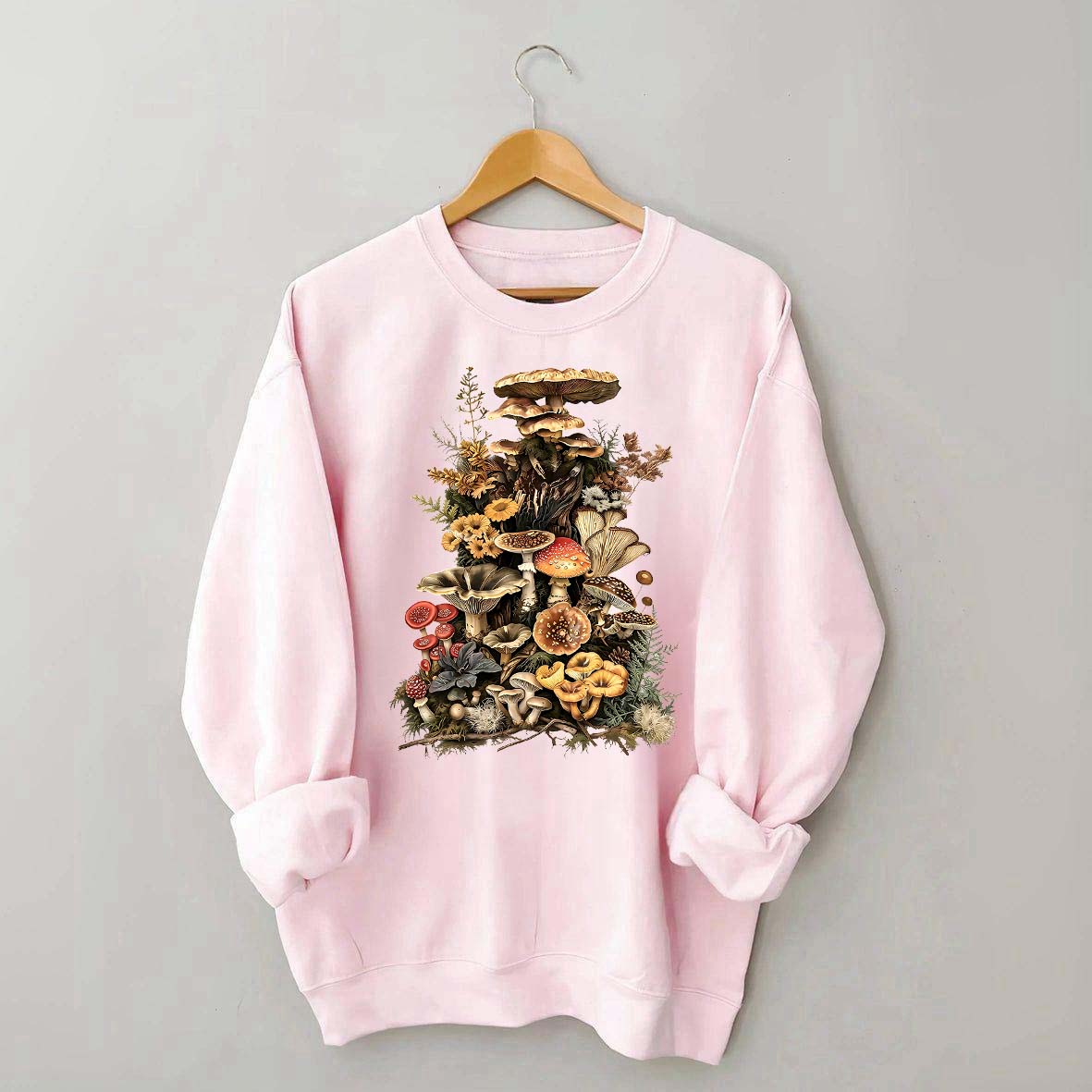 Retro Goblincore Mushroom Dark Cottagecore Sweatshirt