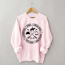 Horse Show Jumps Equestrian Sweatshirt