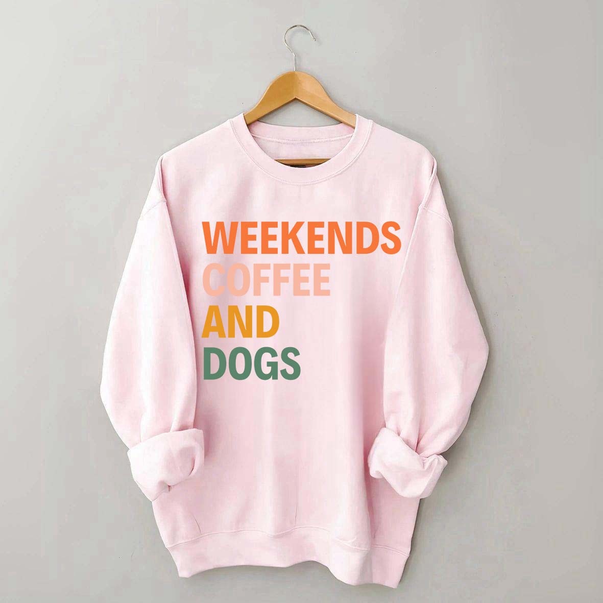 Cute Weekends Coffee And Dogs Sweatshirt