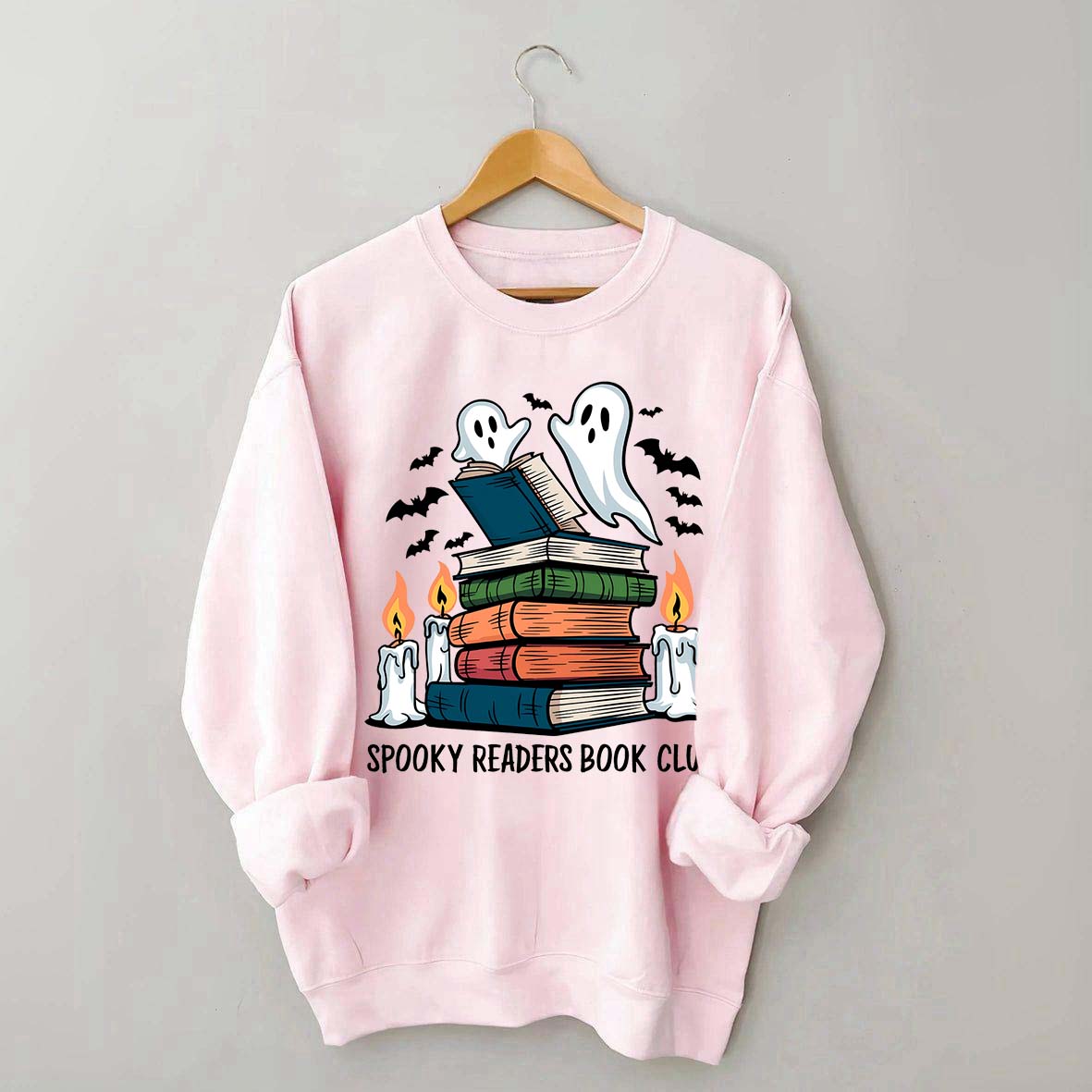 Spooky Readers Book Club Ghost Sweatshirt