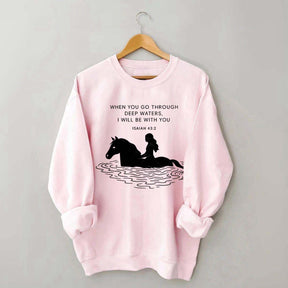 Christ Horse Religous Sweatshirt