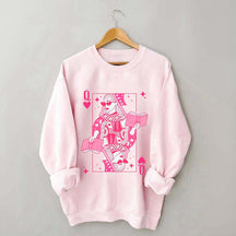 Retro Bookish Queen Sweatshirt