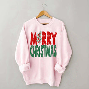 Womens Merry Christmas Sweatshirt