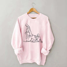 If You're Hanging on By a Thread Make Sure Its the Hem of His Garment Sweatshrit