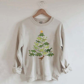 Dinosaurs Christmas Tree Sweatshirt
