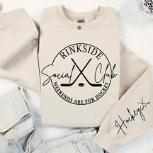 Rinkside Social Club Hockey Sports Mom Sweatshirt