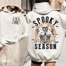 Spooky Season Skeleton Halloween Party Hoodie