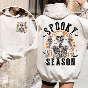 Spooky Season Skeleton Halloween Party Hoodie