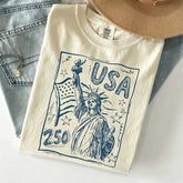 Statue of Liberty USA 250 Vintage America T-Shirt